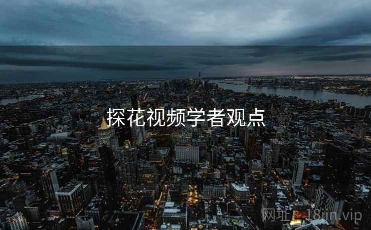 探花视频学者观点